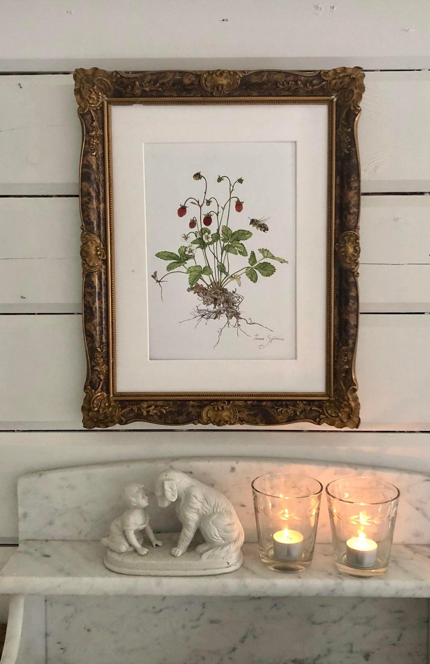 2-Piece Art Print Strawberries 21x30 & 30x40