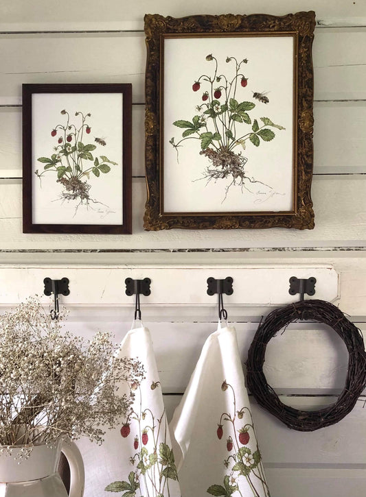 2-Piece Art Print Strawberries 21x30 & 30x40