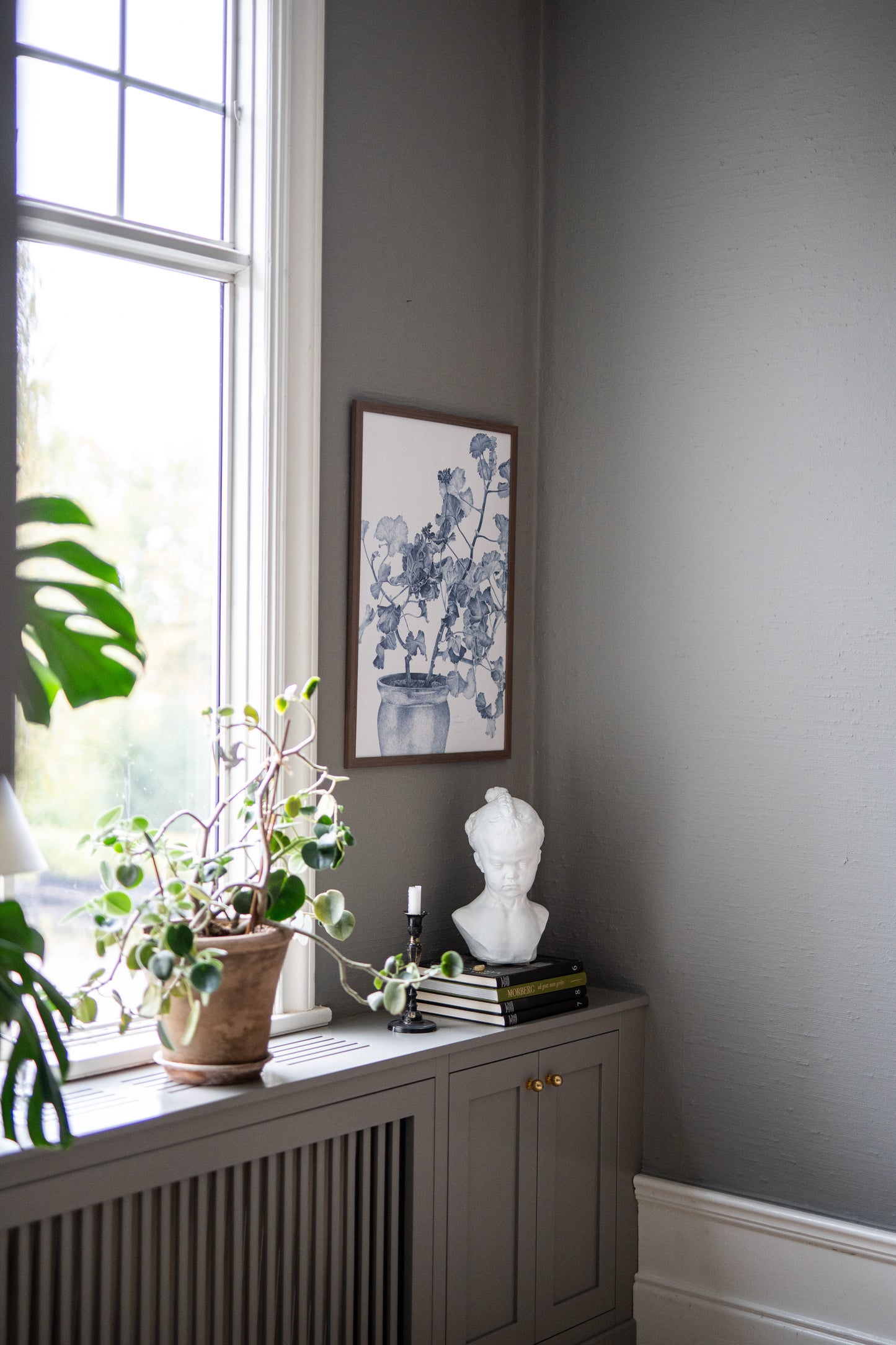 Art Print Blue Geranium 50x70