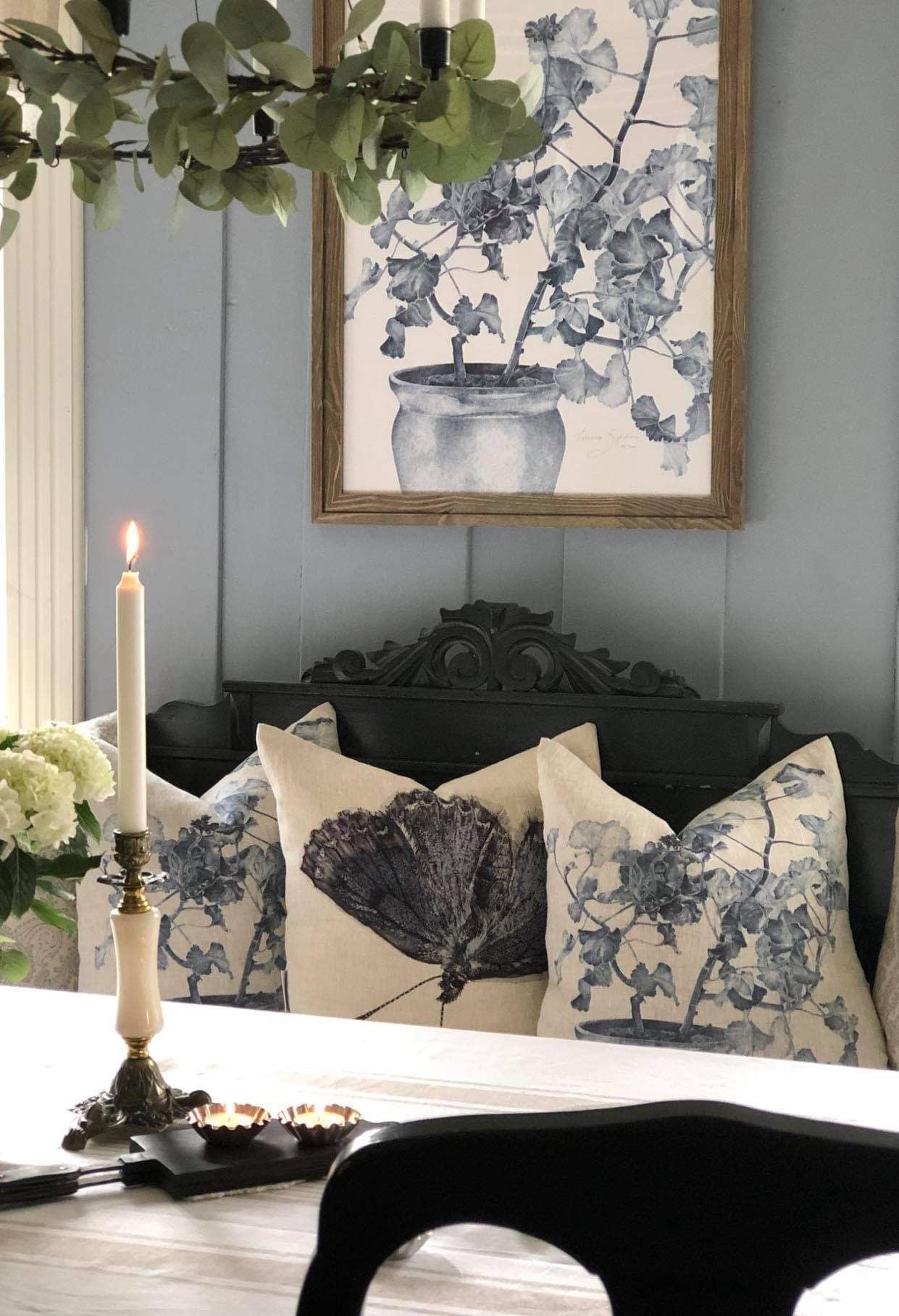 Art Print Blue Geranium 50x70