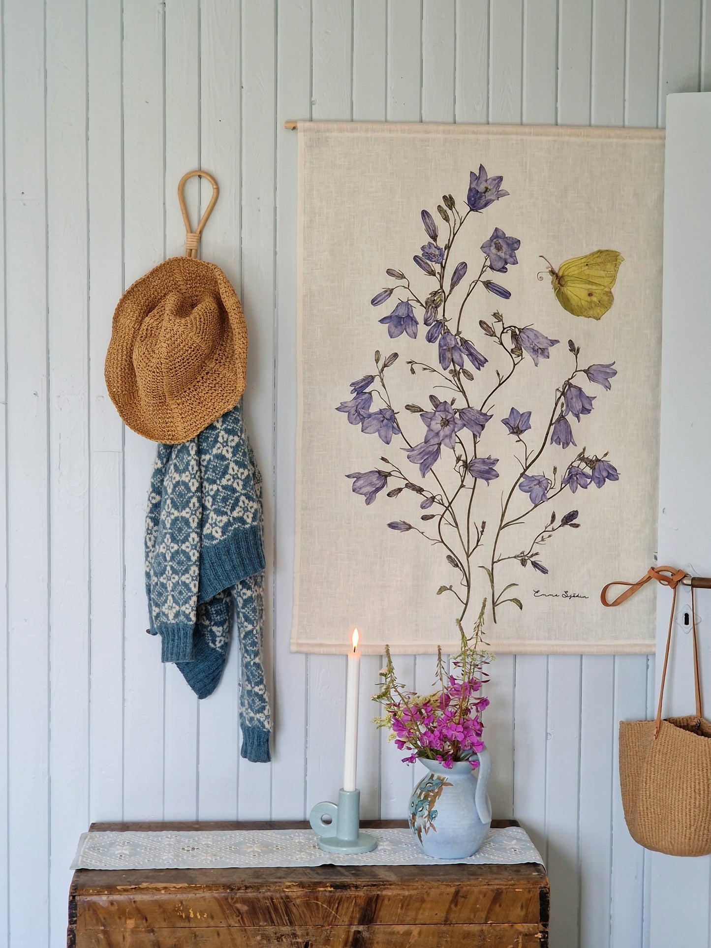 Wallhanging Bellflowers