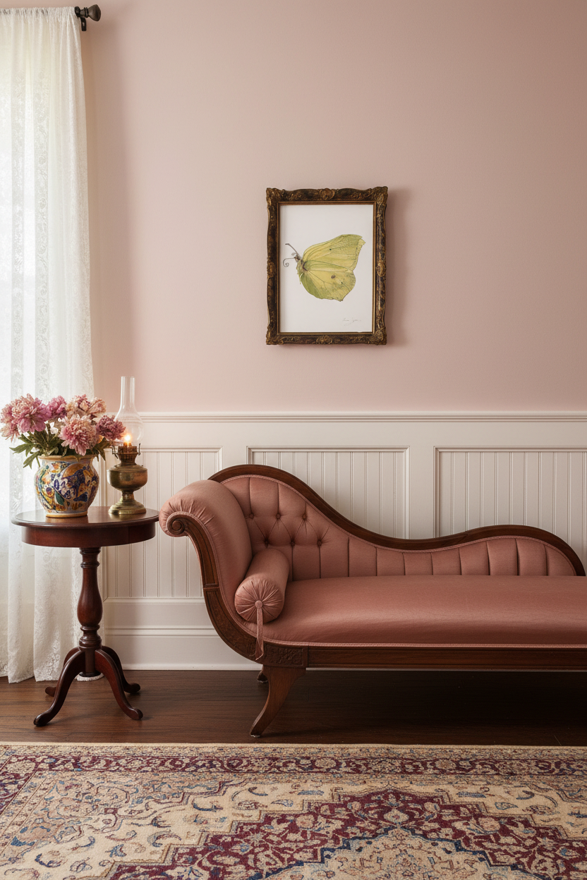 Blush — mörk chaiselongue