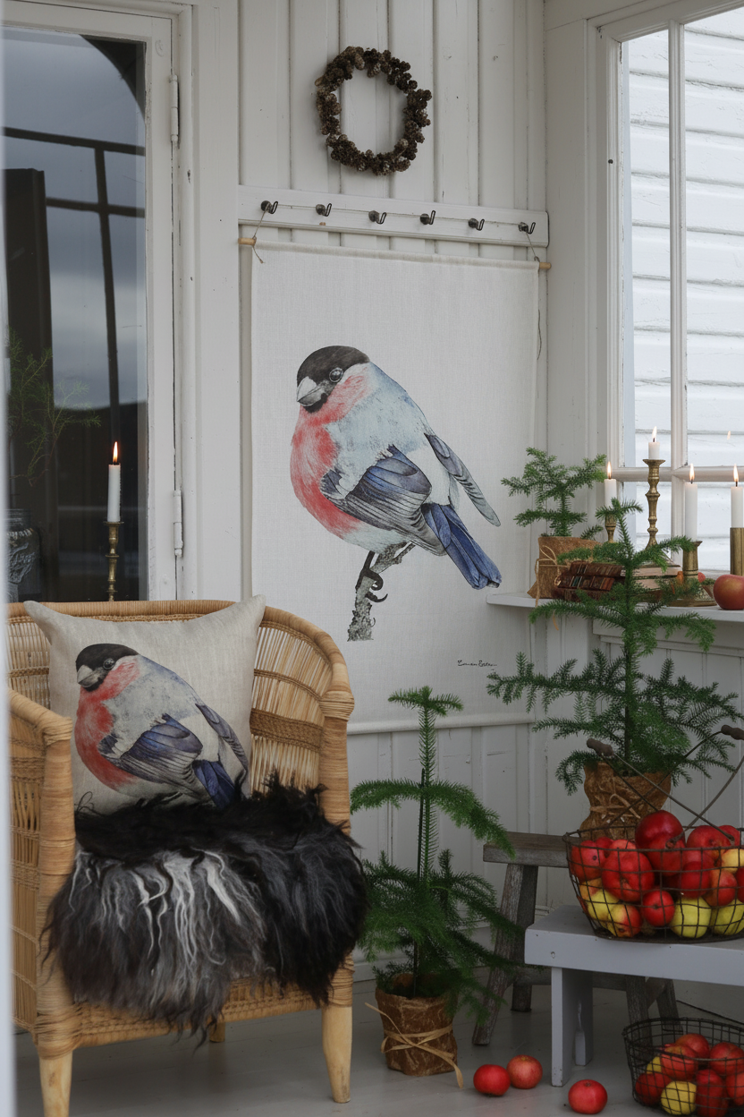Vit veranda jul