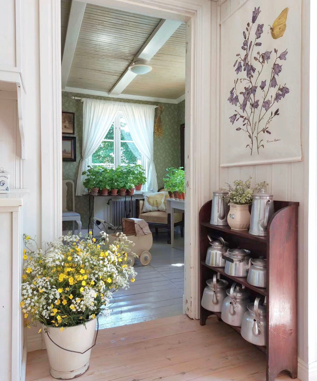 Wallhanging Bellflowers